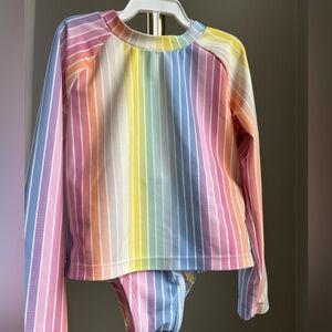 GAP Rainbow Striped Tankini